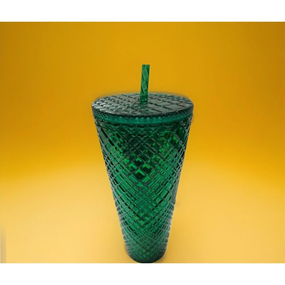 Starbucks 2021‎ Emerald Green Jeweled Holiday Venti Gradient 24 oz Tumbler Cup